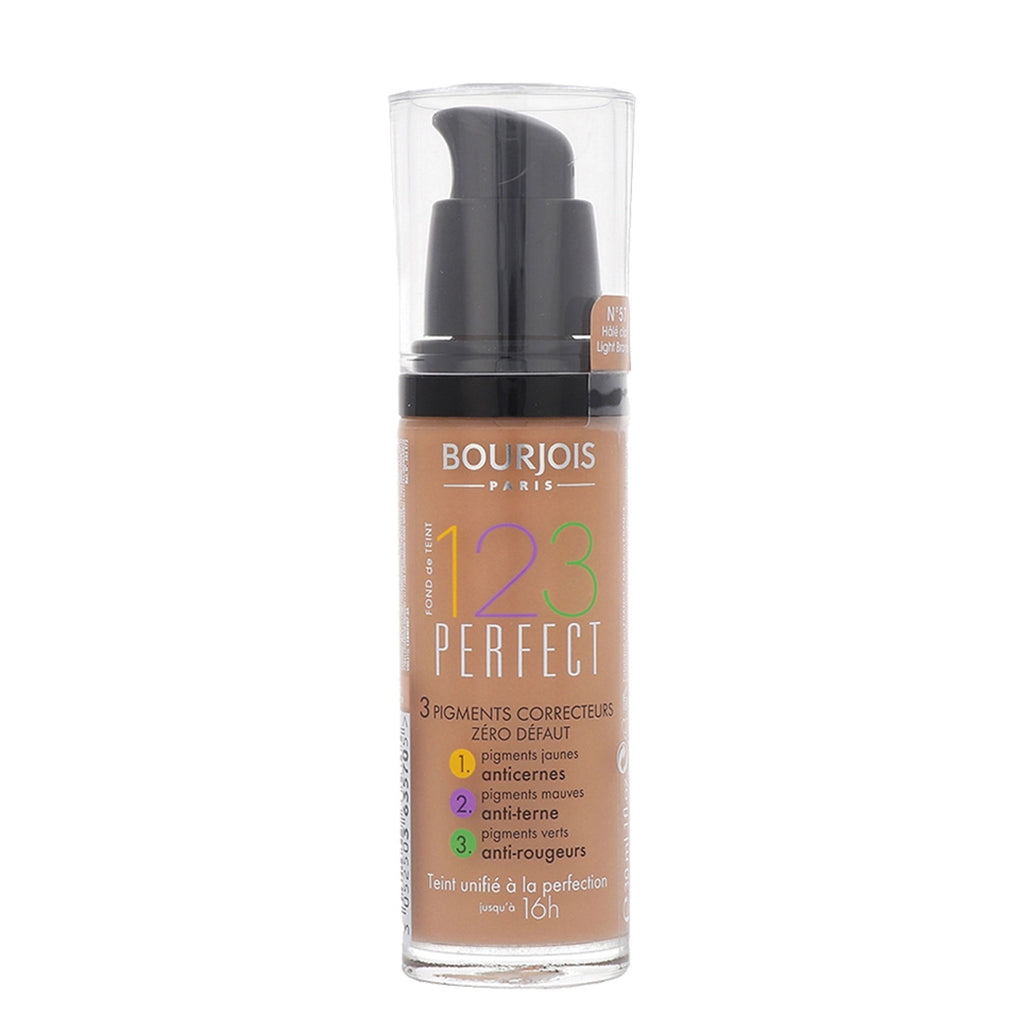 Bourjois 123 Perfect 3 Pigments 57 Light Tan SPF10