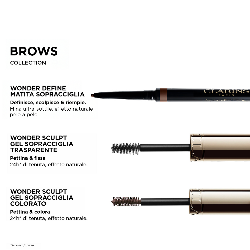 CLARINS Wonder Define Brow Pencil Cool Brown-7