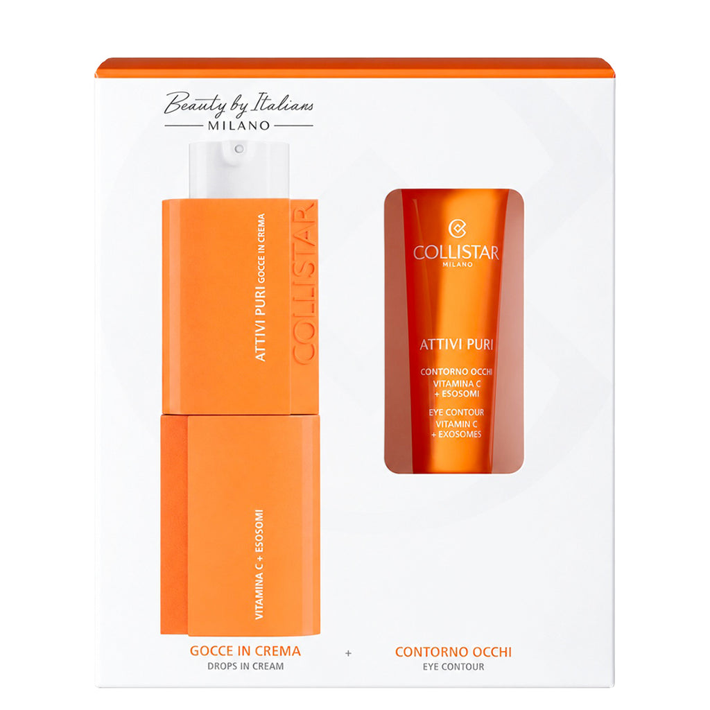 COLLISTAR Attivi Puri Gocce Vitamina C + Contorno Occhi Set -2