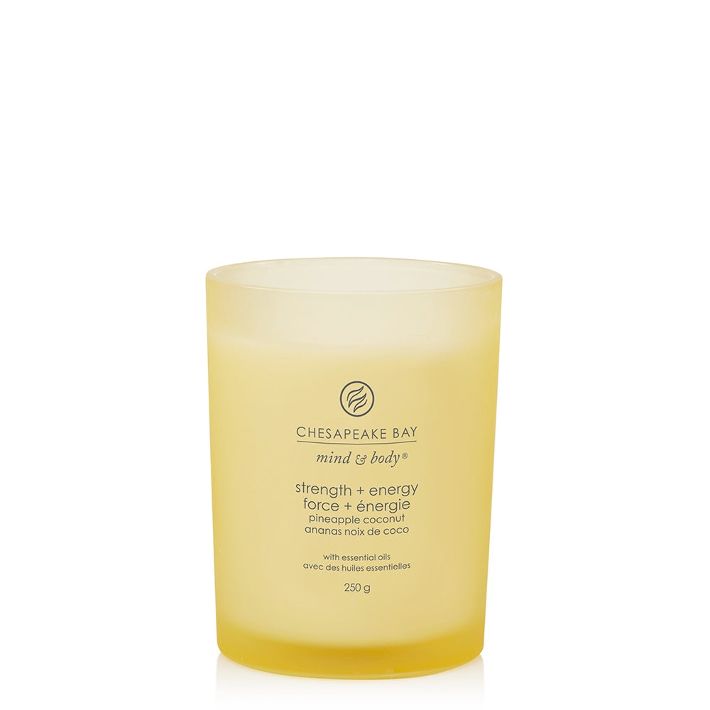 Chesapeake Bay Candle Strength & Energy (Pineapple Coconut)-2