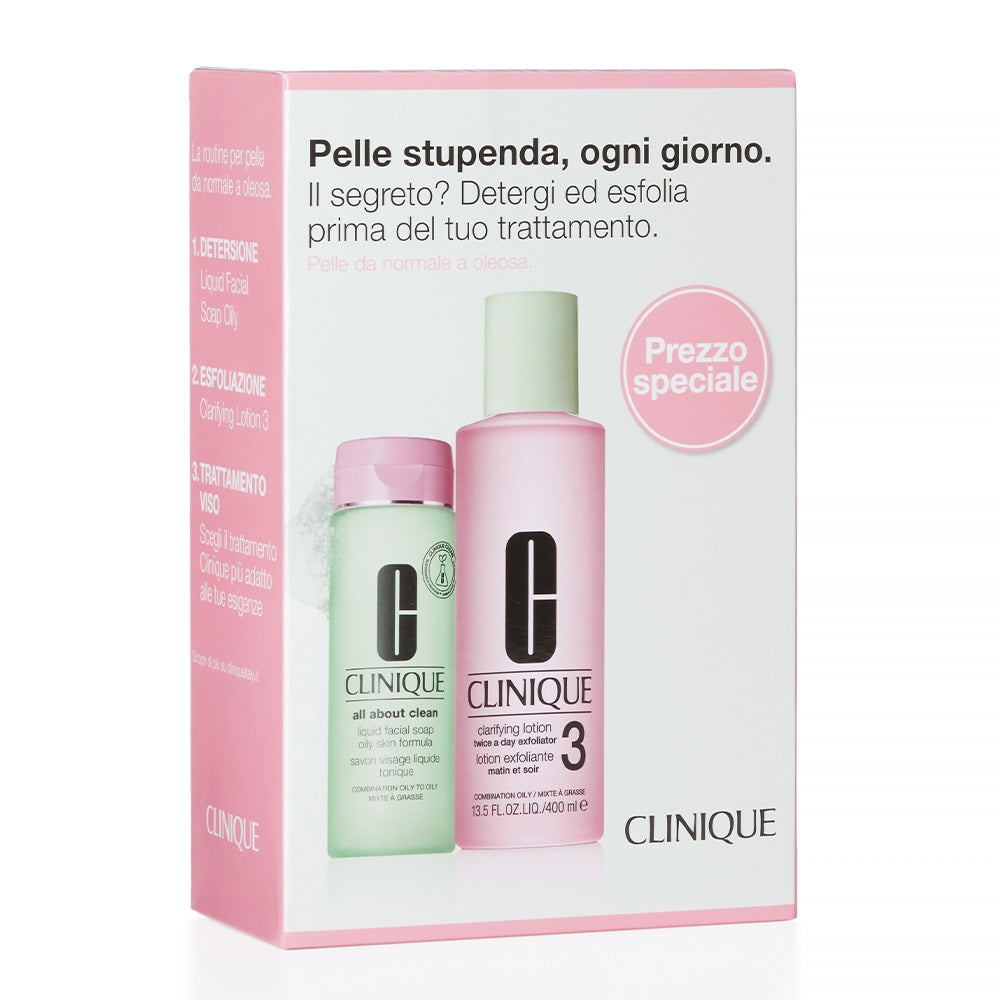 Clinique Cofanetto Detersione Per Pelle Da Mista A Normale-2
