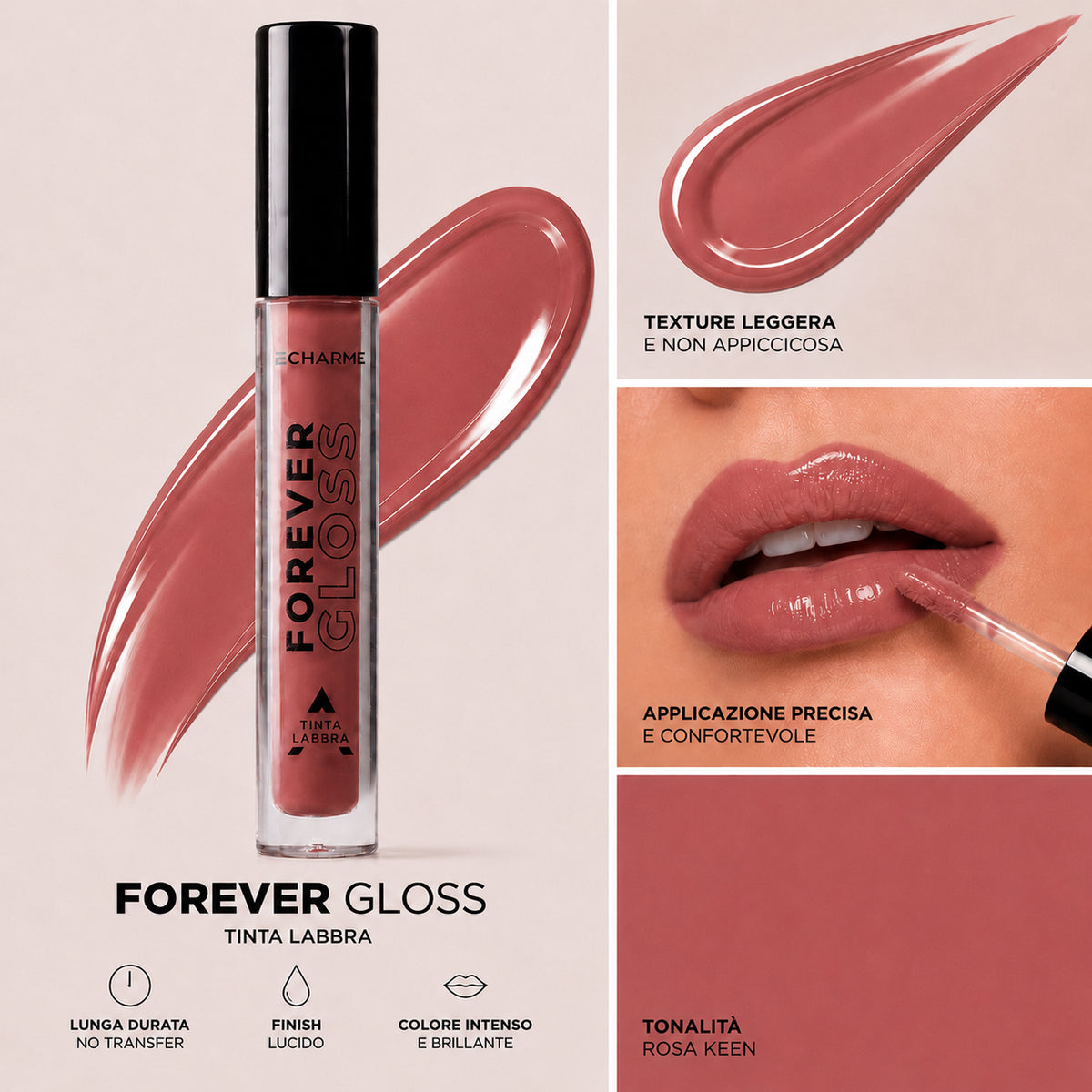 ECHARME Forever Gloss Rosa Keen-2