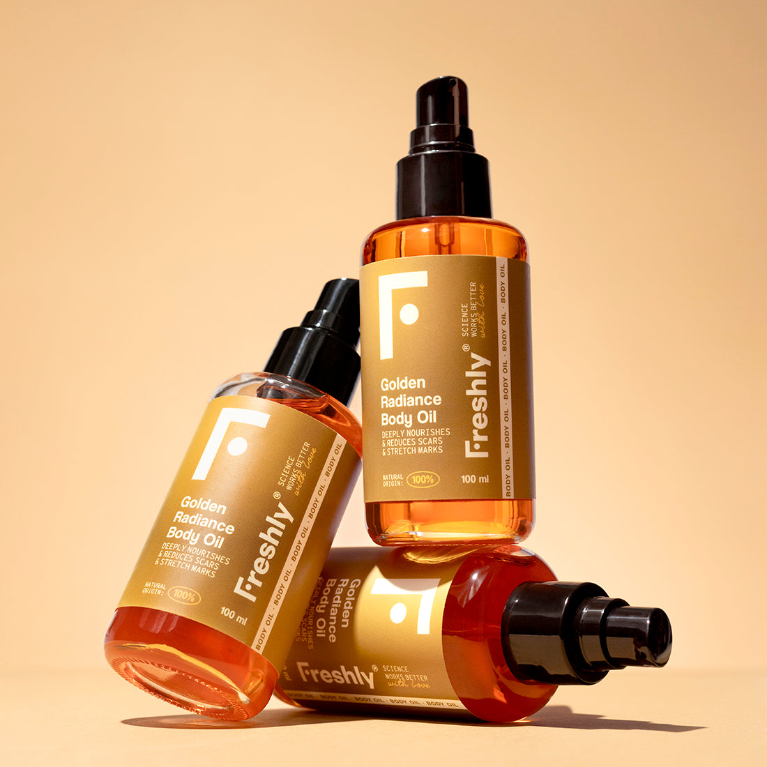 FRESHLY Golden Radiance Body Oil -3