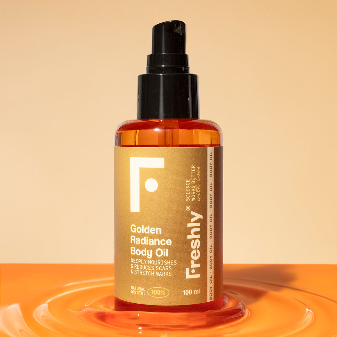FRESHLY Golden Radiance Body Oil -4