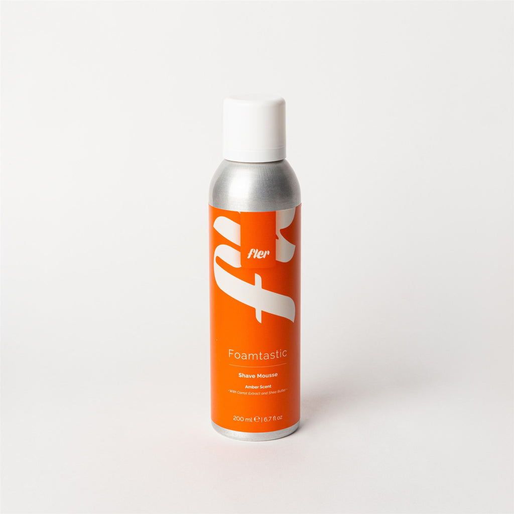 Fler Foamtastic Shave Mousse Amber Scent-2