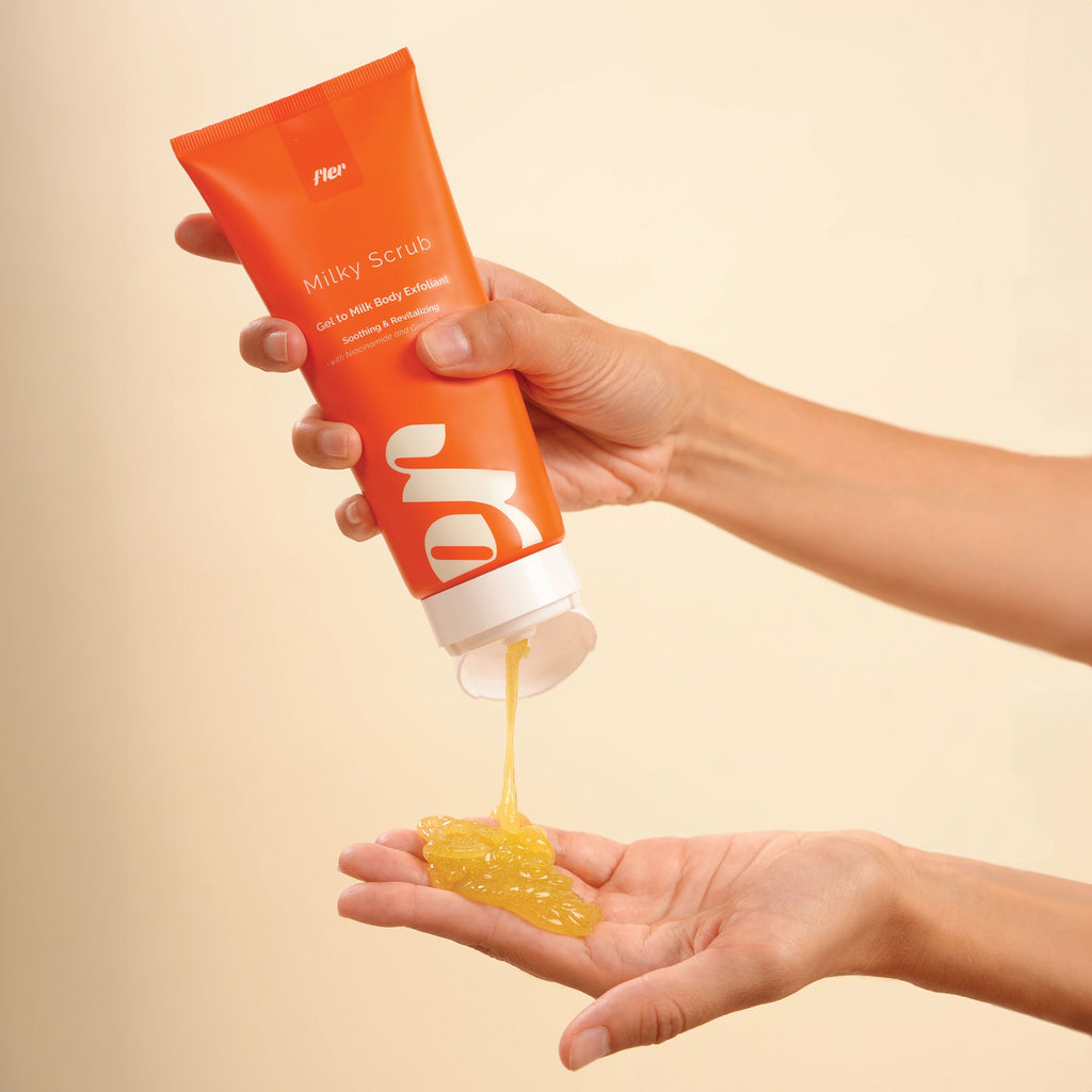 Fler Milky Scrub Gel To Milk Body Exfoliant-2