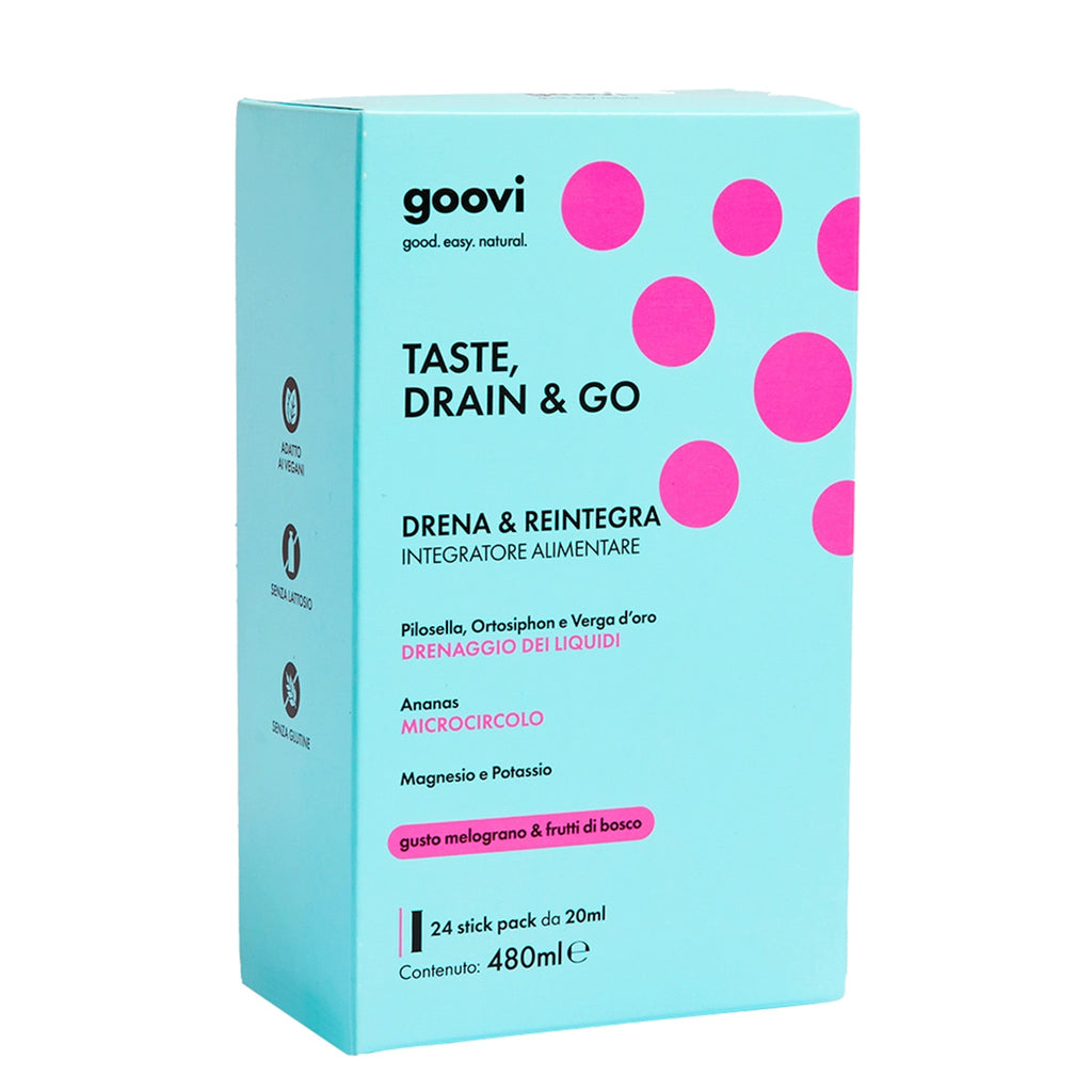 Goovi Taste, Drain & Go Drena & Reintegra Melograno e frutti di bosco 