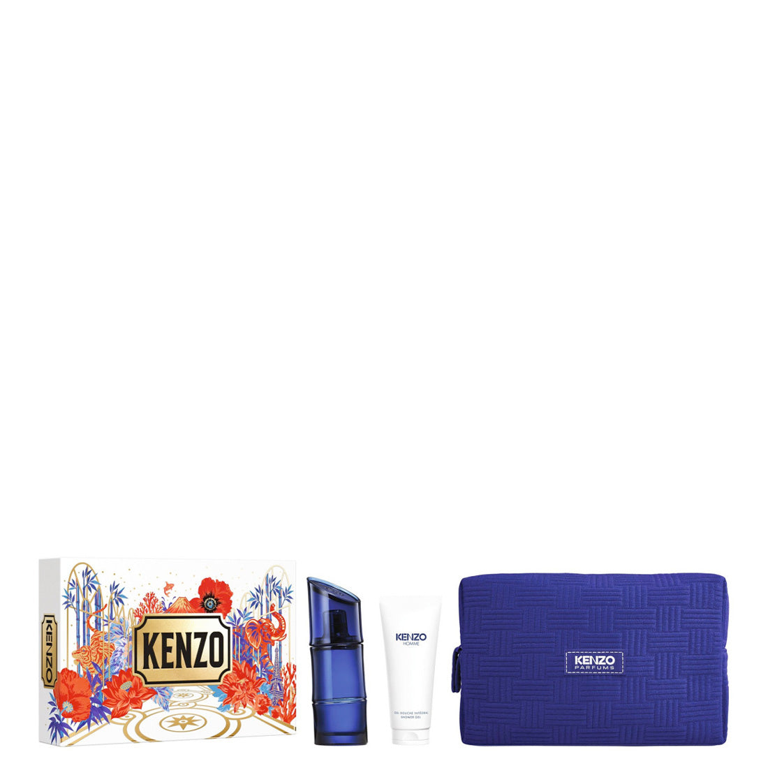 KENZO Homme Intense Eau De Toilette + Gel Doccia + Pochette Set 