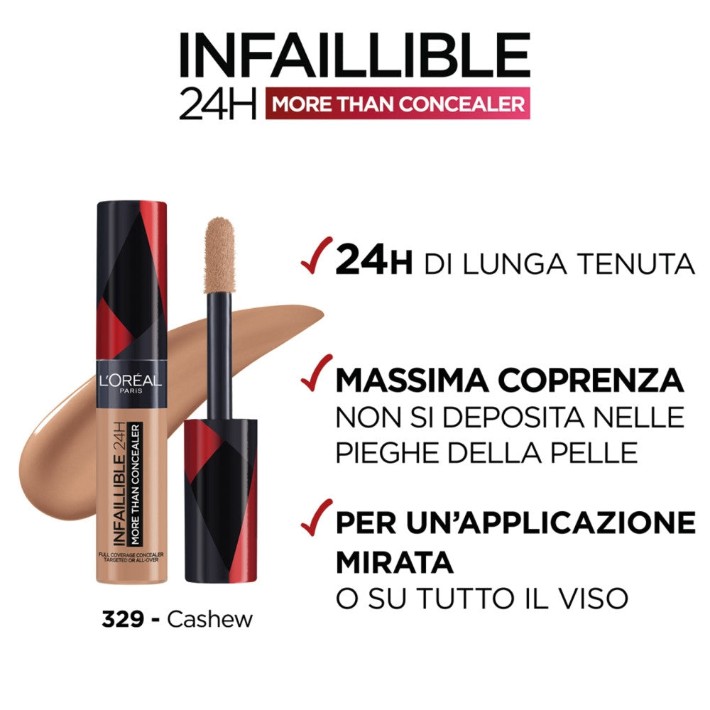 L'oréal Paris Infaillible 24H More Than Concealer 329 Cajou-2