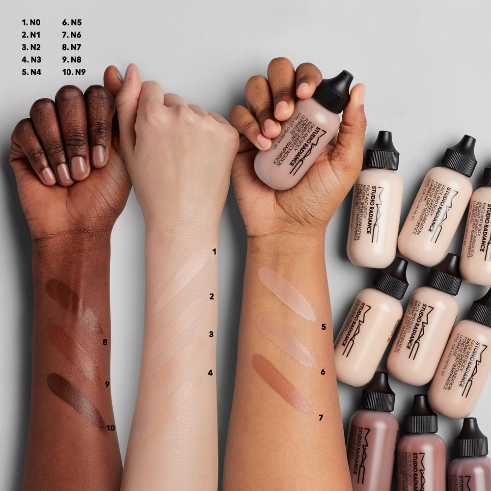 Mac Face and Body Radiant Sheer Foundation N1-4