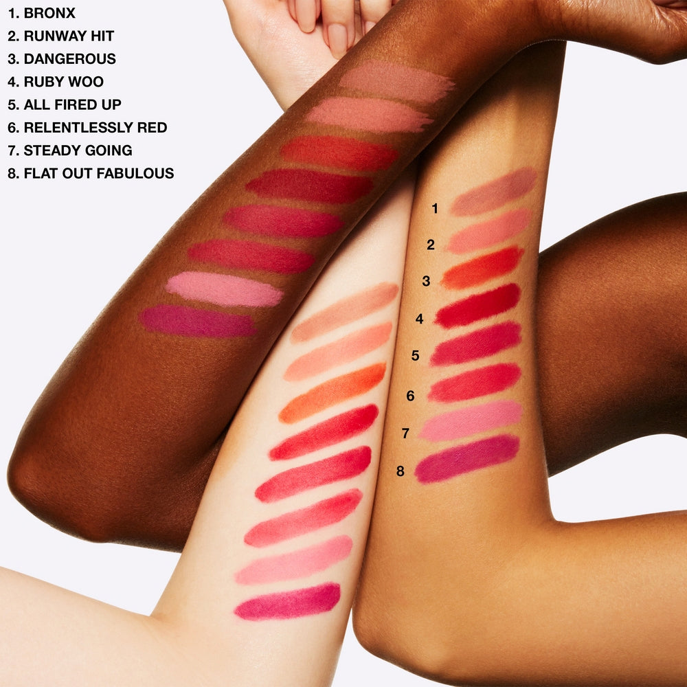 Mac Retro Matte Lipstick 703 Runway Hit-3