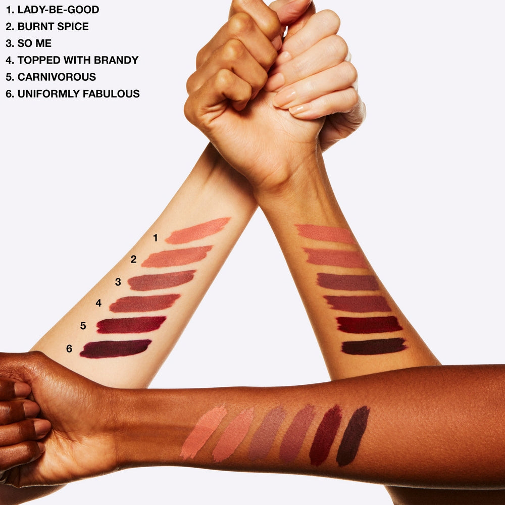Mac Retro Matte Liquid Lipcolour Topped with Brandy-2