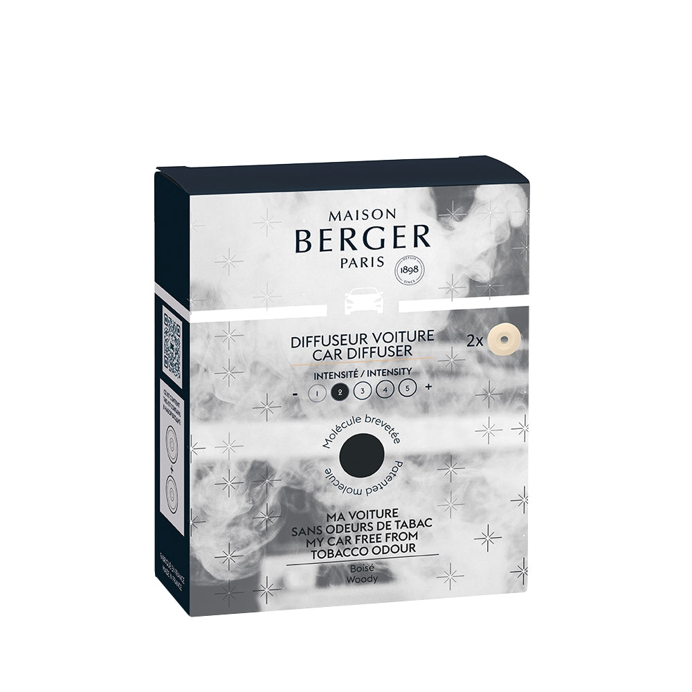 Maison Berger Paris Diffuseur Voiture Recharge Anti-Odeur Tabac-2