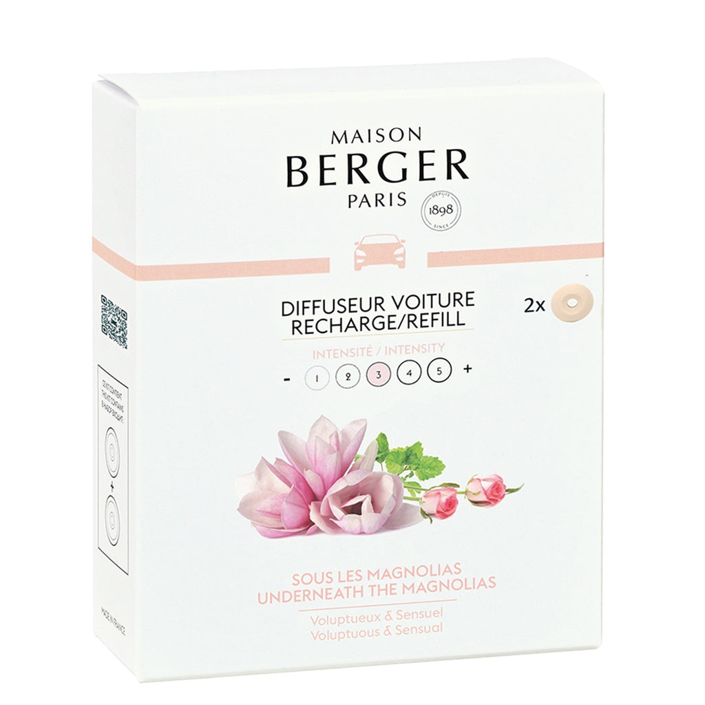 Maison Berger Paris Diffuseur Voiture Recharge Sous les Magnolias