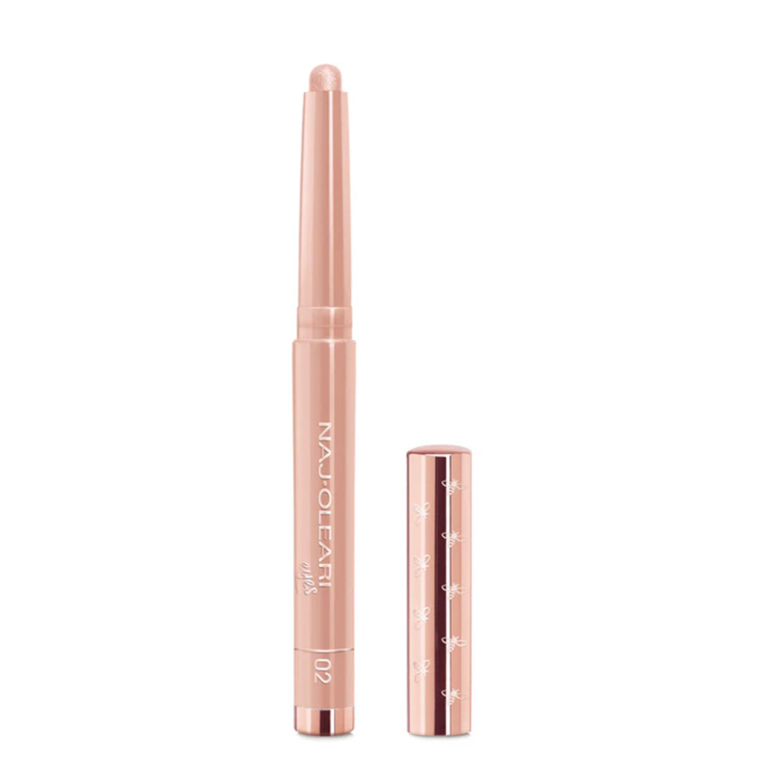 NAJ OLEARI Ombretto Absolute Stay 02 Rosa Metallico