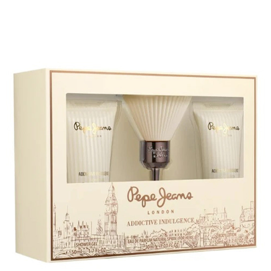 PEPE JEANS Addictive Indulgence For Her Eau De Parfum + Body Lotion + Shower Gel Set 