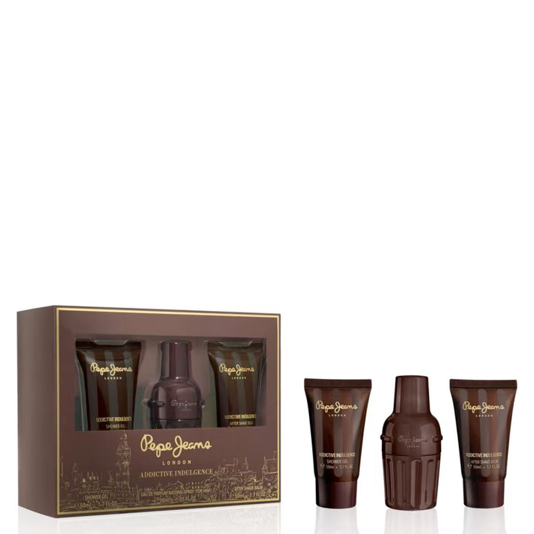 PEPE JEANS Addictive Indulgence For Him Eau De Parfum + After Shave + Shower Gel Set 