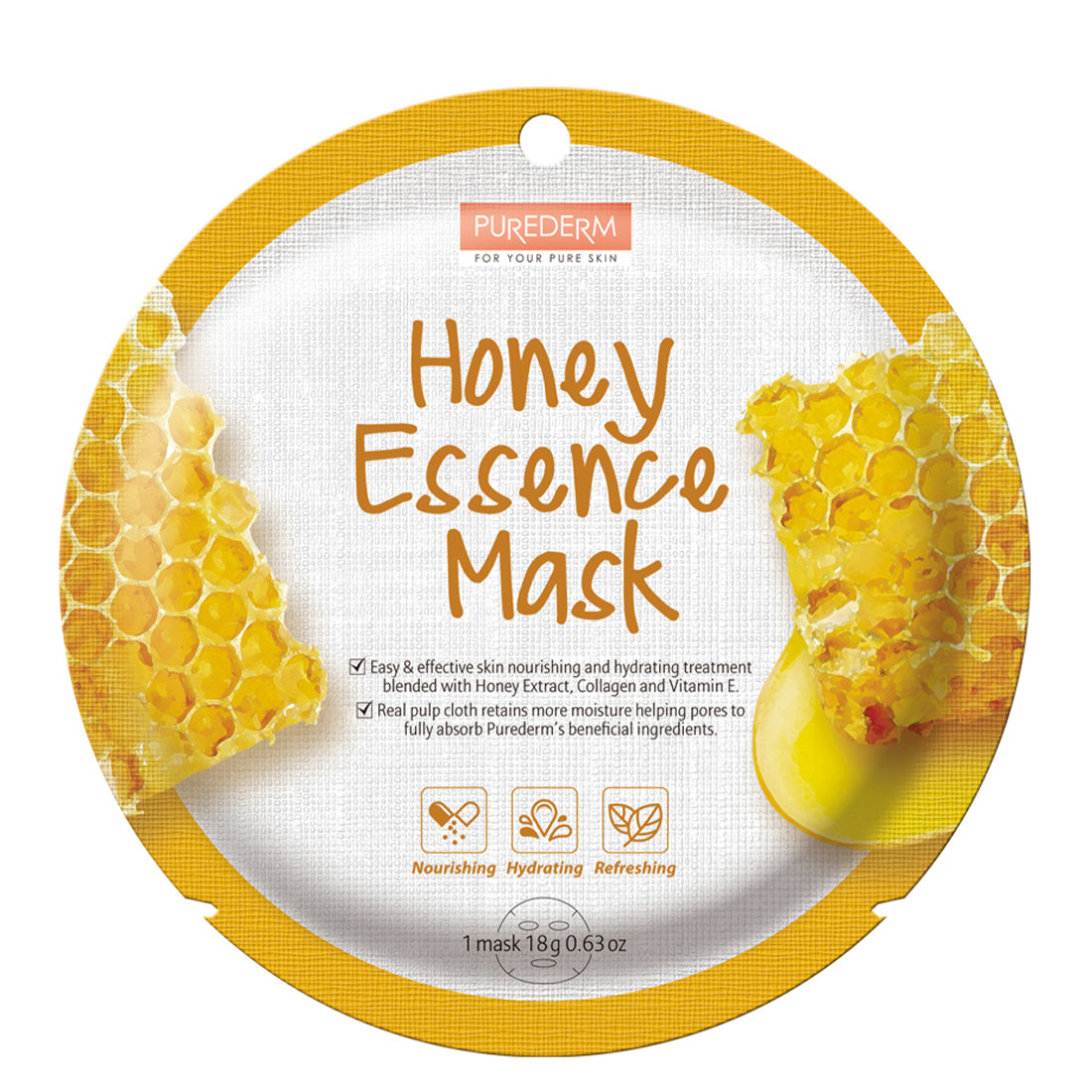 PUREDERM Honey Essence Mask