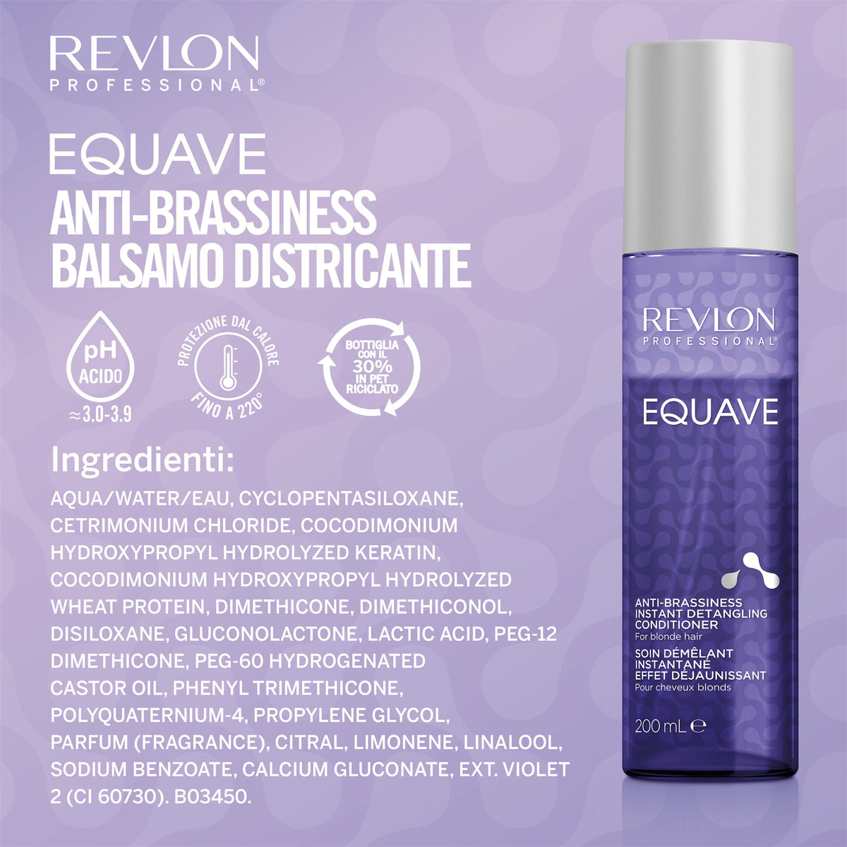 Revlon Professional Equave Anti-Brassiness Bi-Phase Detangling Conditioner-4