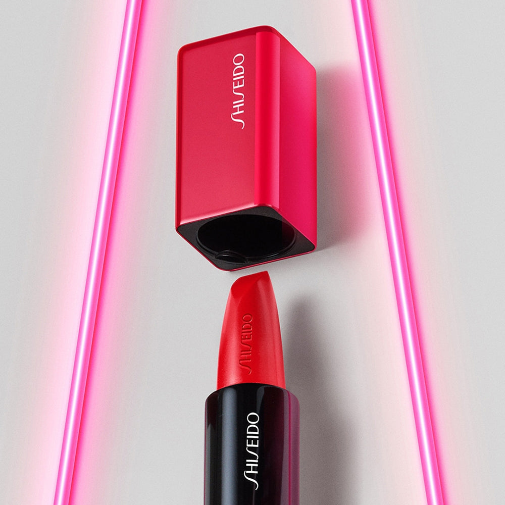 Shiseido TechnoSatin Gel Lipstick 407 Pulsar Pink-4
