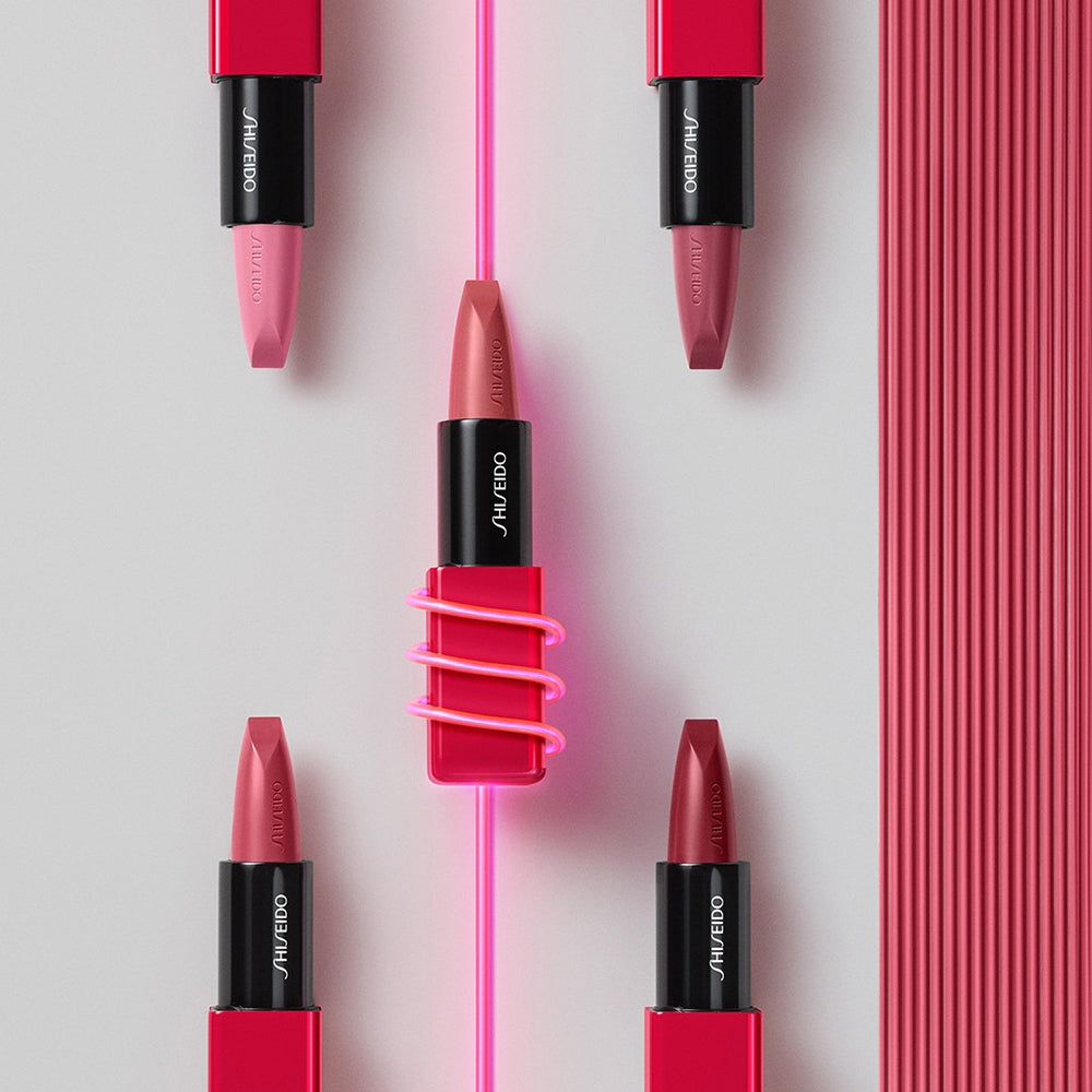 Shiseido TechnoSatin Gel Lipstick 411 Scarlet Cluster-5