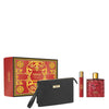 VERSACE Eros Flame Eau De Parfum + Travel Spray + Pochette Set  3 pz
