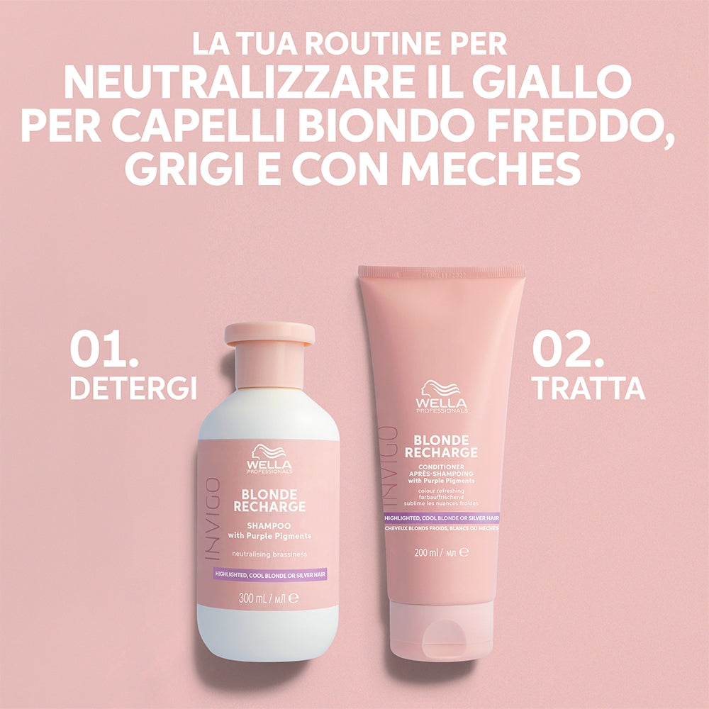 Wella Professionals Invigo Blonde Recharge Shampoo-13
