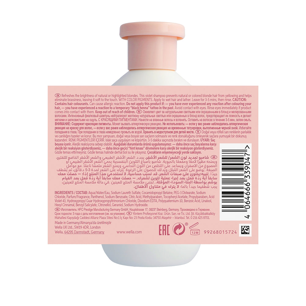Wella Professionals Invigo Blonde Recharge Shampoo-8