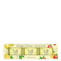 Yankee Candle Confezione 3 Candele Votive in Vetro Iced Berry Lemonade